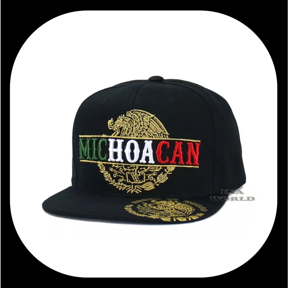 MEXICO States Hat Golden Eagle Federal Logo Embroidered Snapback Baseball Cap